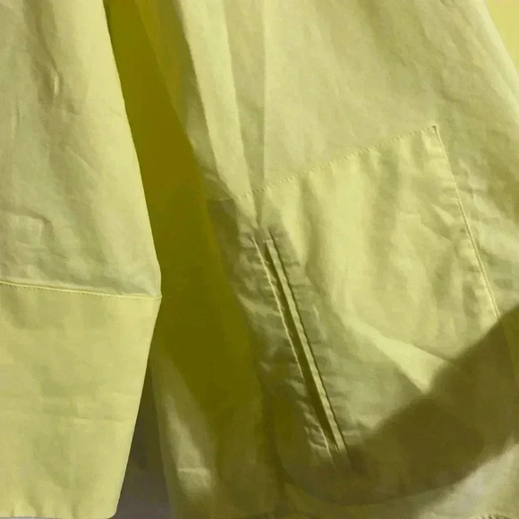 Chicos yellow button down top shirt blouse - Picture 6 of 12